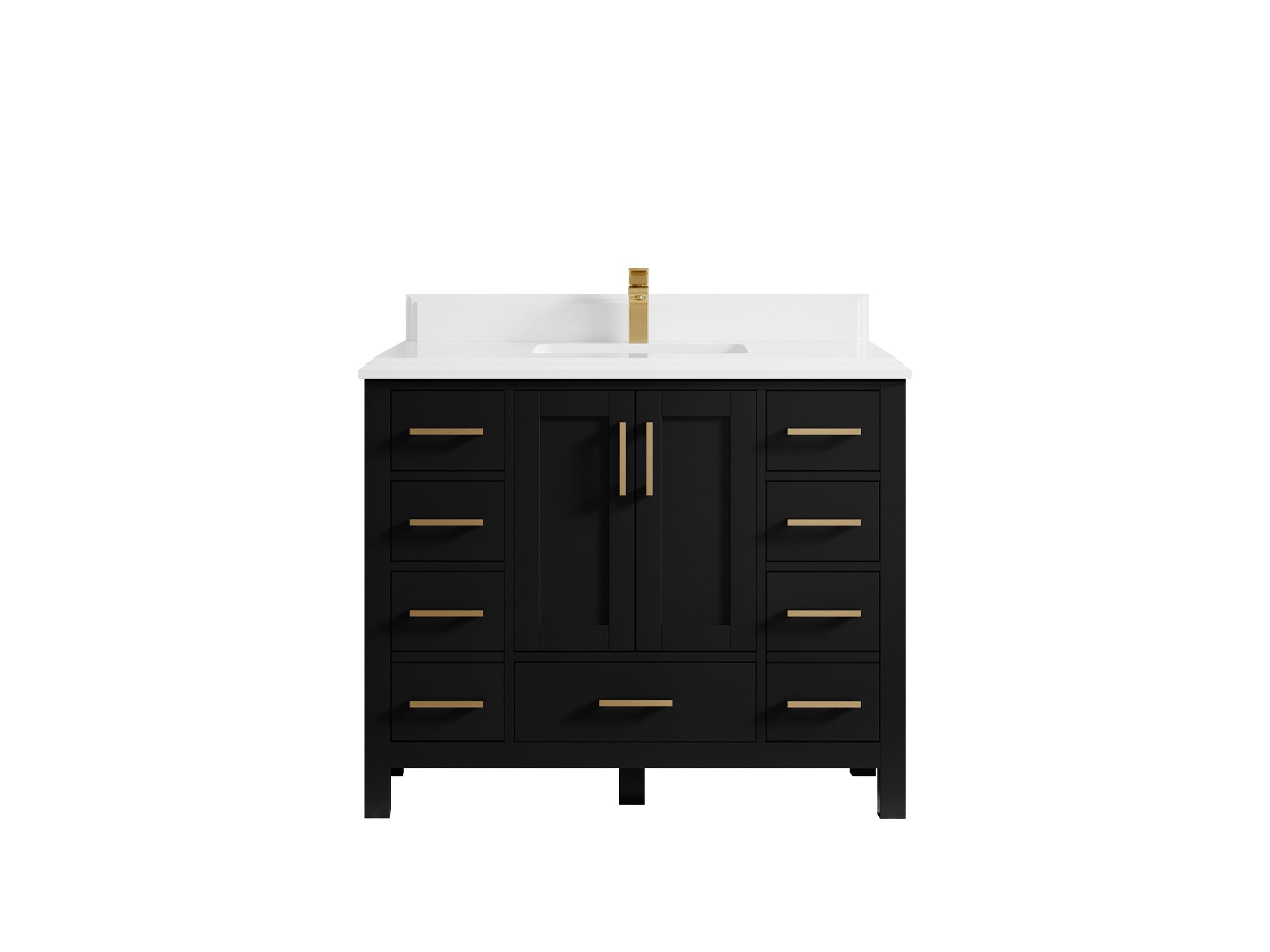 Malibu 42 in. W x 22 in. D Single Sink Bathroom Vanity - Willow Bath and Vanity