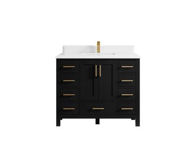 Malibu 42 in. W x 22 in. D Single Sink Bathroom Vanity - Willow Bath and Vanity
