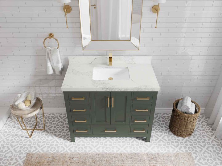 Malibu 42 in. W x 22 in. D Single Sink Bathroom Vanity - photo 22
