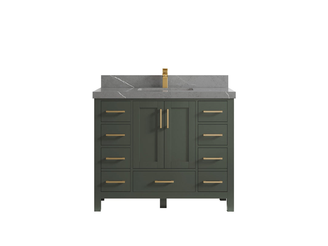 Malibu 42 in. W x 22 in. D Single Sink Bathroom Vanity - Willow Bath and Vanity