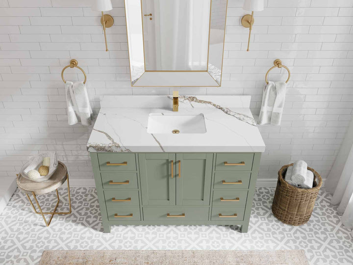 Malibu 48 in. W x 22 in. D Single Sink Bathroom Vanity - photo 13
