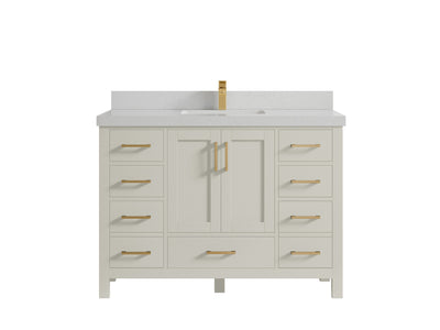 Malibu 48 in. W x 22 in. D Single Sink Bathroom Vanity - Willow Bath and Vanity