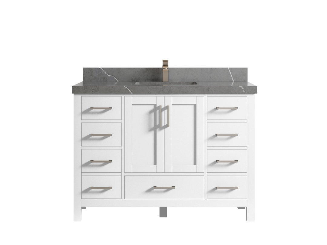 Malibu 48 in. W x 22 in. D Single Sink Bathroom Vanity - Willow Bath and Vanity