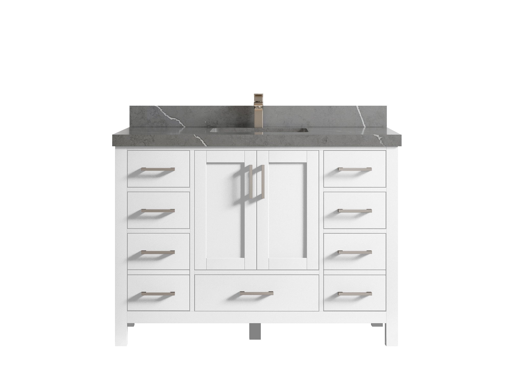Malibu 48 in. W x 22 in. D Single Sink Bathroom Vanity - Willow Bath and Vanity