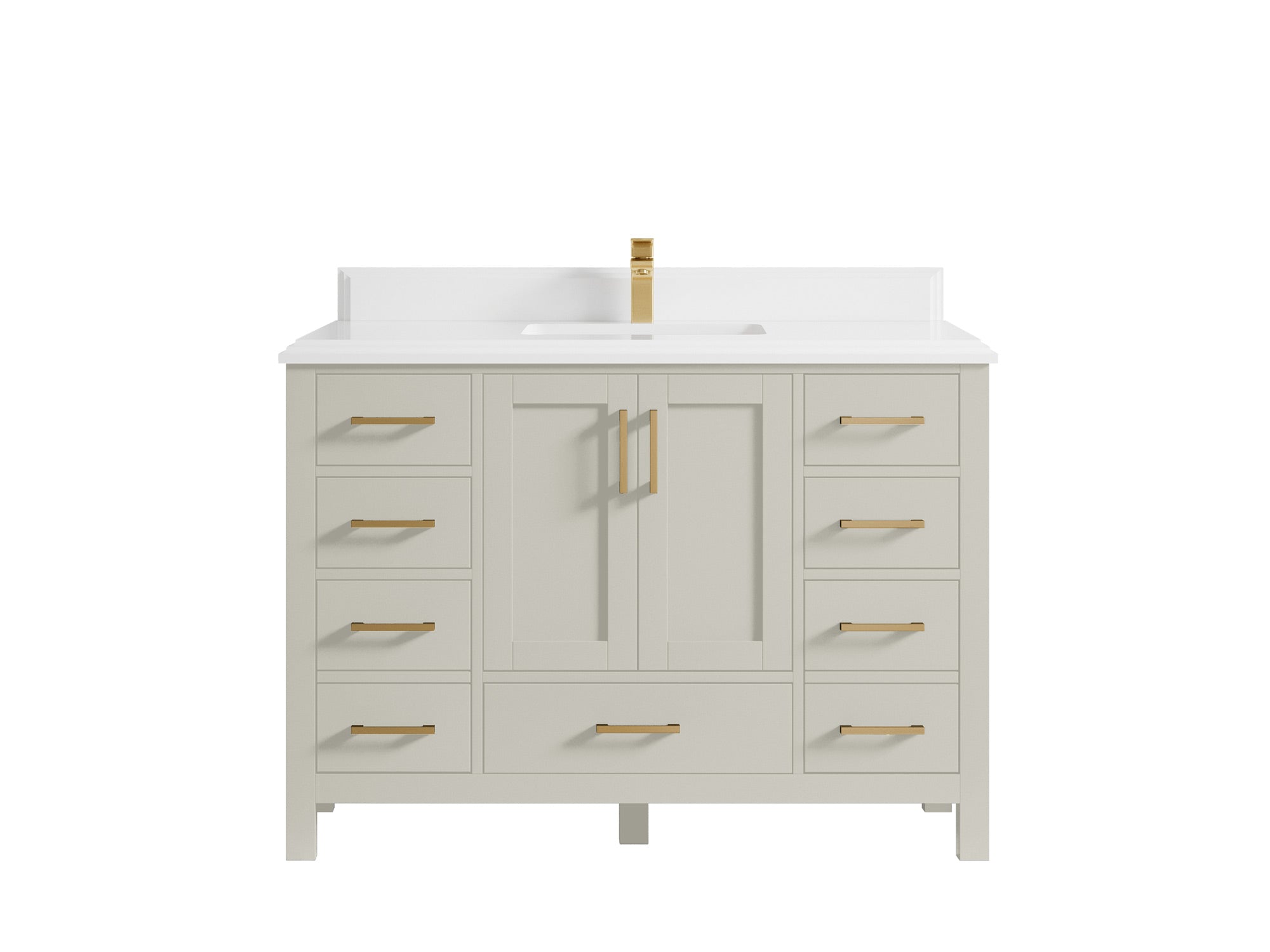 Malibu 48 in. W x 22 in. D Single Sink Bathroom Vanity - Willow Bath and Vanity