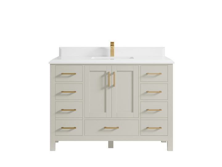 Malibu 48 in. W x 22 in. D Single Sink Bathroom Vanity - photo 27