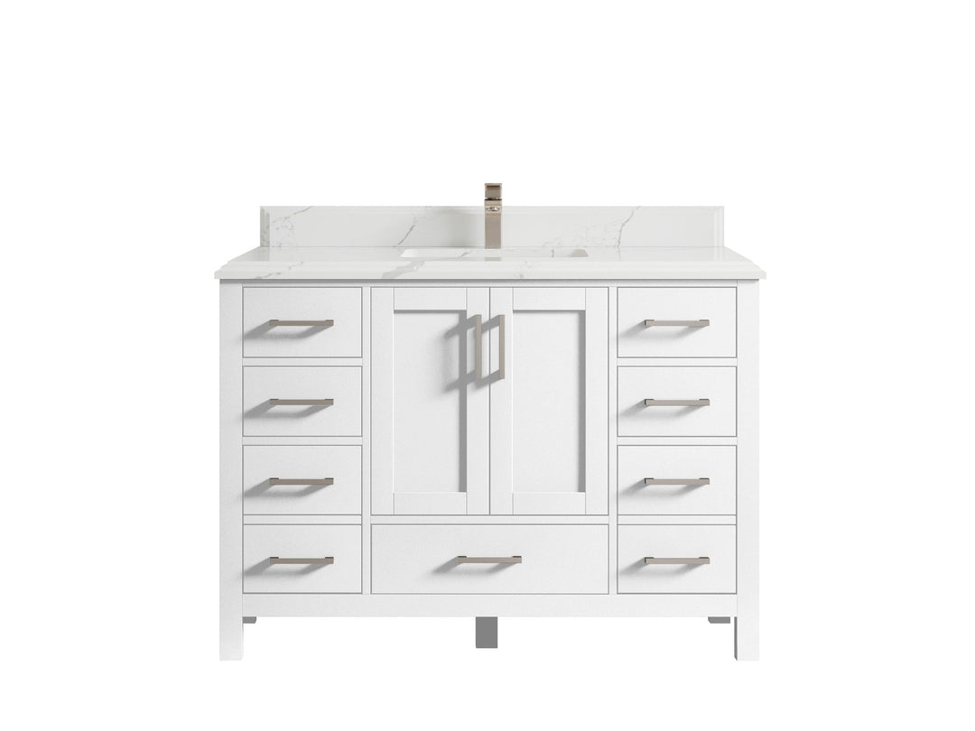 Malibu 48 in. W x 22 in. D Single Sink Bathroom Vanity - Willow Bath and Vanity