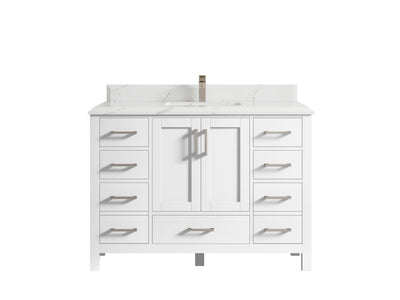 Malibu 48 in. W x 22 in. D Single Sink Bathroom Vanity - Willow Bath and Vanity