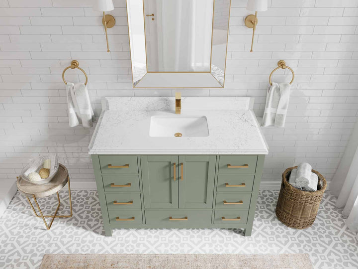 Malibu 48 in. W x 22 in. D Single Sink Bathroom Vanity - photo 27
