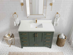 Malibu 48 in. W x 22 in. D Single Sink Bathroom Vanity - photo 17