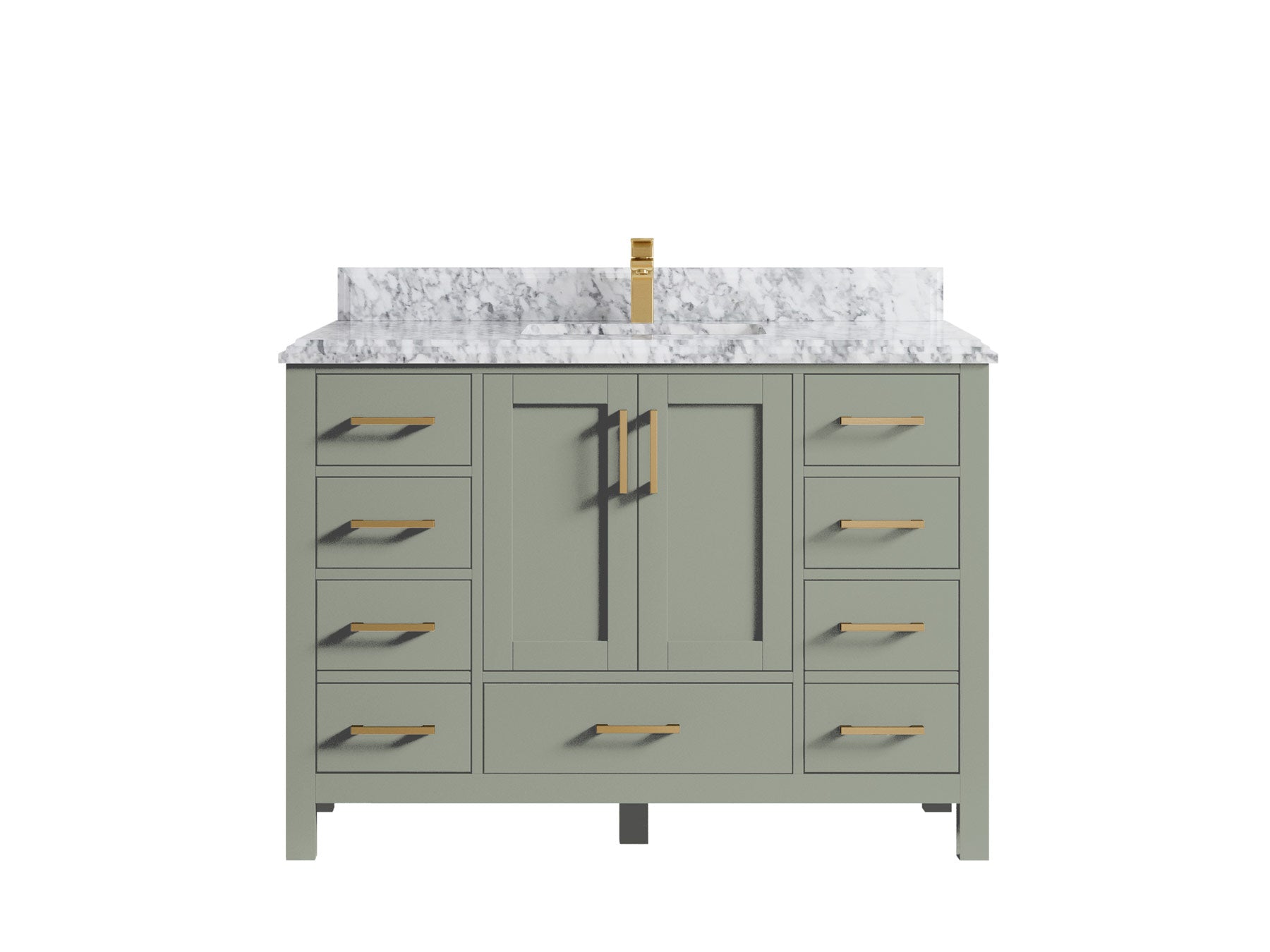 Malibu 48 in. W x 22 in. D Single Sink Bathroom Vanity - Willow Bath and Vanity