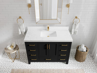 Malibu 48 in. W x 22 in. D Single Sink Bathroom Vanity - Willow Bath and Vanity