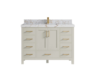 Malibu 48 in. W x 22 in. D Single Sink Bathroom Vanity - Willow Bath and Vanity