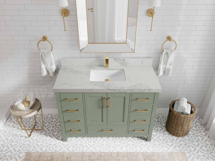 Malibu 48 in. W x 22 in. D Single Sink Bathroom Vanity - photo 17