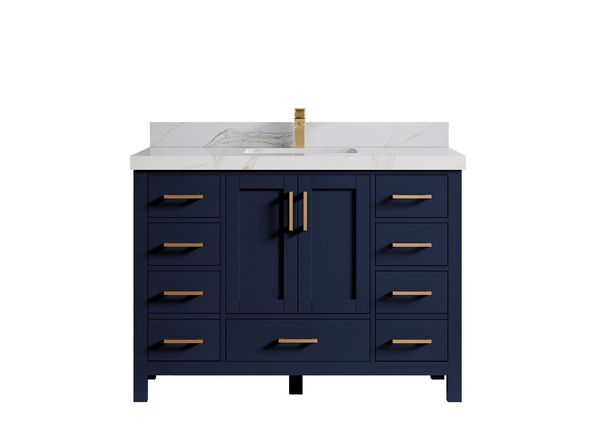Malibu 48 in. W x 22 in. D Single Sink Bathroom Vanity - Willow Bath and Vanity