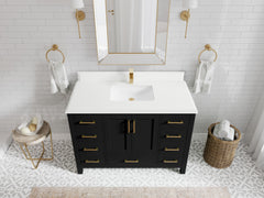 Malibu 48 in. W x 22 in. D Single Sink Bathroom Vanity - photo 28