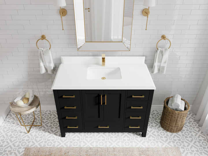 Malibu 48 in. W x 22 in. D Single Sink Bathroom Vanity - photo 28