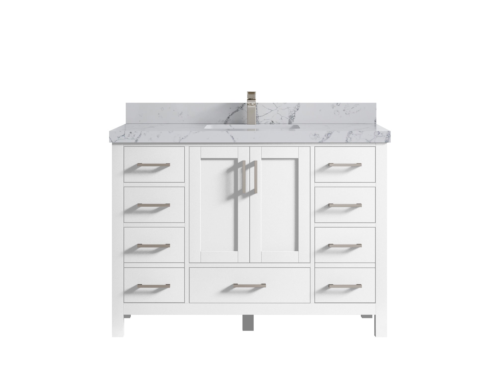 Malibu 48 in. W x 22 in. D Single Sink Bathroom Vanity - Willow Bath and Vanity