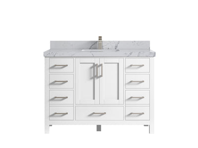 Malibu 48 in. W x 22 in. D Single Sink Bathroom Vanity - Willow Bath and Vanity