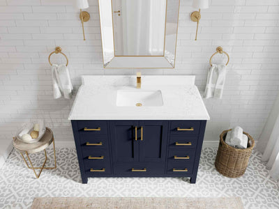 Malibu 48 in. W x 22 in. D Single Sink Bathroom Vanity - Willow Bath and Vanity