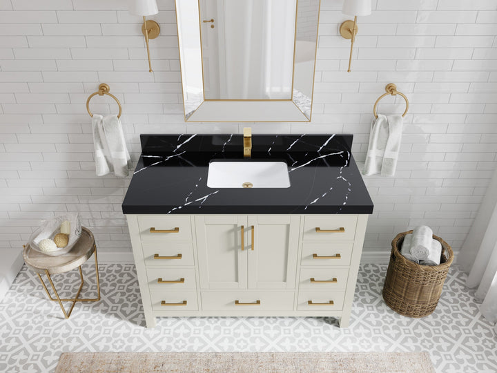 Malibu 48 in. W x 22 in. D Single Sink Bathroom Vanity - photo 8