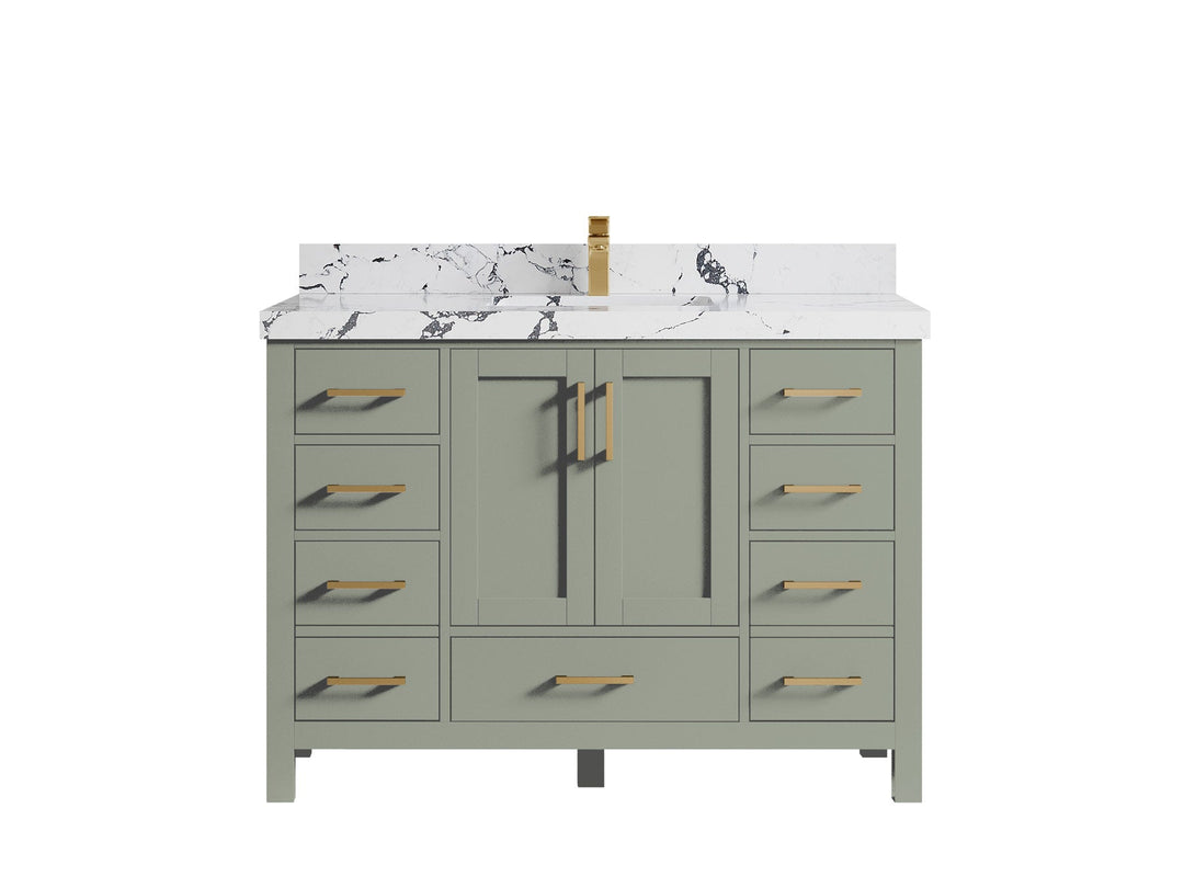 Malibu 48 in. W x 22 in. D Single Sink Bathroom Vanity - Willow Bath and Vanity