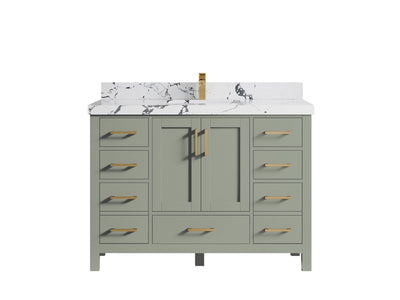 Malibu 48 in. W x 22 in. D Single Sink Bathroom Vanity - Willow Bath and Vanity