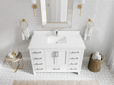 Malibu 48 in. W x 22 in. D Single Sink Bathroom Vanity - Willow Bath and Vanity