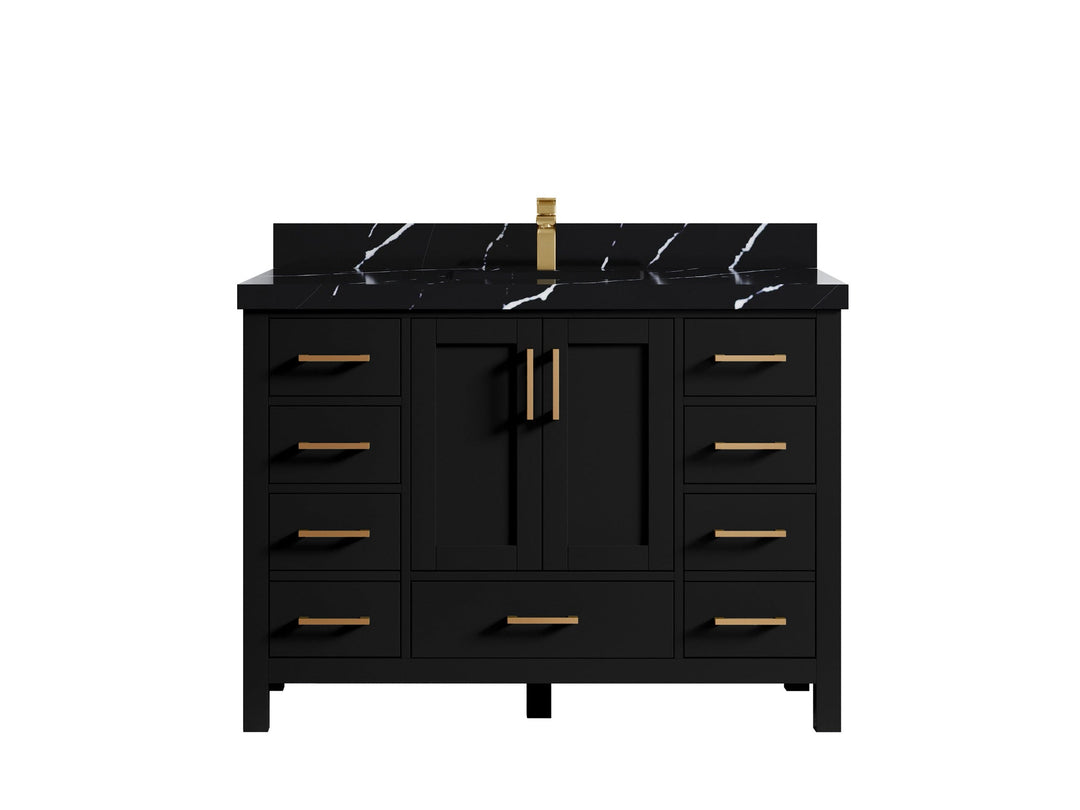 Malibu 48 in. W x 22 in. D Single Sink Bathroom Vanity - Willow Bath and Vanity