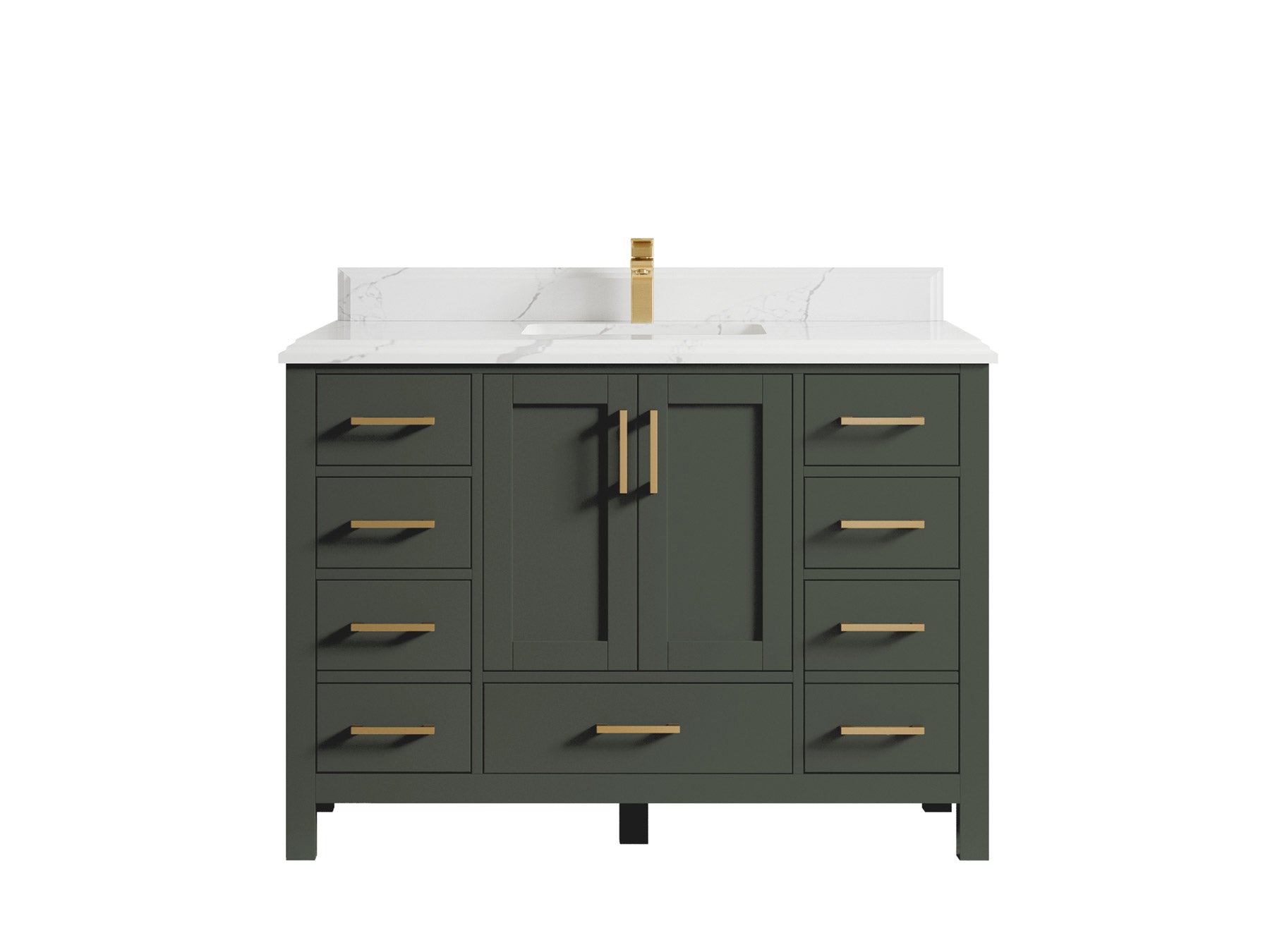 Malibu 48 in. W x 22 in. D Single Sink Bathroom Vanity - Willow Bath and Vanity