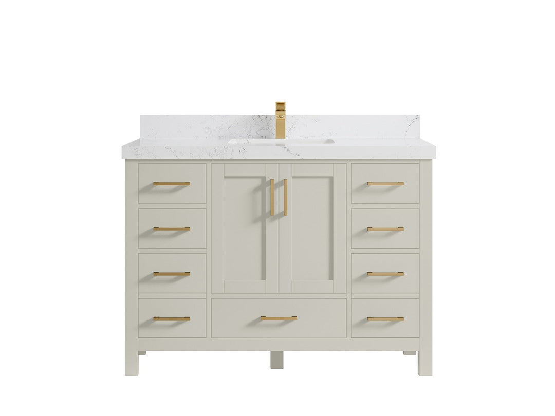 Malibu 48 in. W x 22 in. D Single Sink Bathroom Vanity - Willow Bath and Vanity