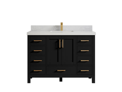 Malibu 48 in. W x 22 in. D Single Sink Bathroom Vanity - Willow Bath and Vanity