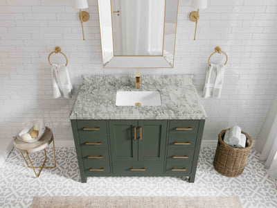 Malibu 48 in. W x 22 in. D Single Sink Bathroom Vanity - Willow Bath and Vanity