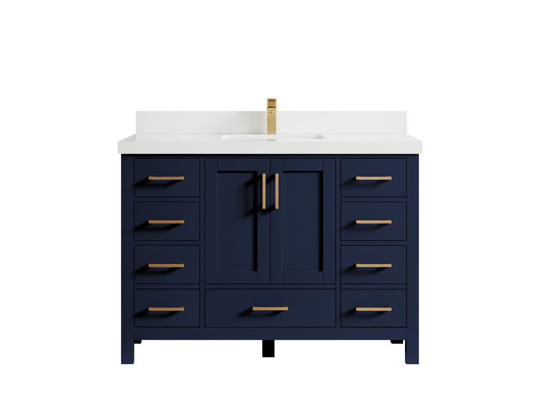 Malibu 48 in. W x 22 in. D Single Sink Bathroom Vanity - Willow Bath and Vanity
