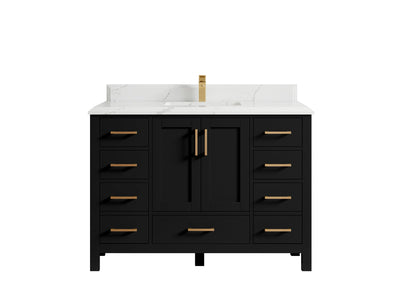 Malibu 48 in. W x 22 in. D Single Sink Bathroom Vanity - Willow Bath and Vanity
