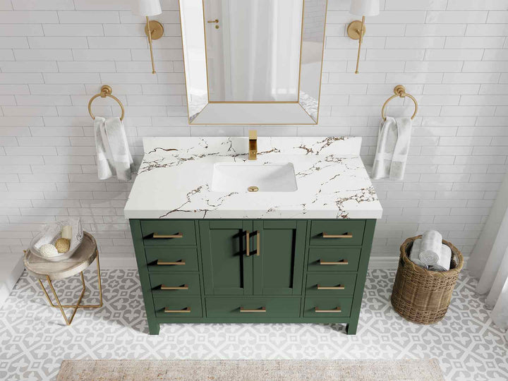 Malibu 48 in. W x 22 in. D Single Sink Bathroom Vanity - photo 42