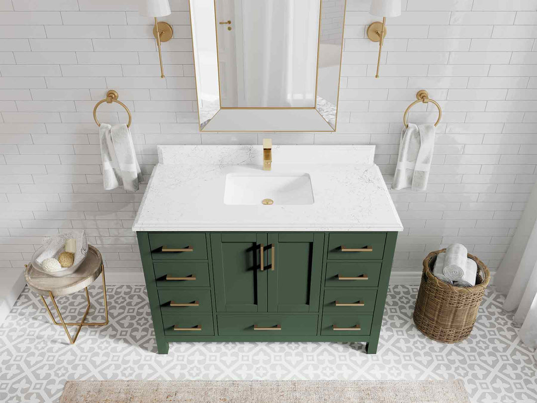 Malibu 48 in. W x 22 in. D Single Sink Bathroom Vanity - Willow Bath and Vanity
