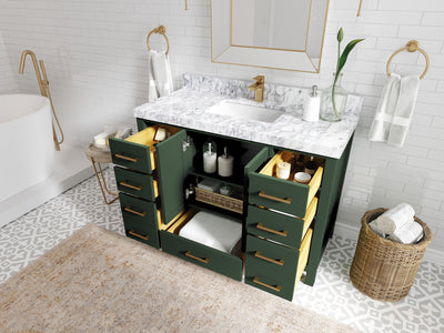 Malibu 48 in. W x 22 in. D Single Sink Bathroom Vanity - Willow Bath and Vanity