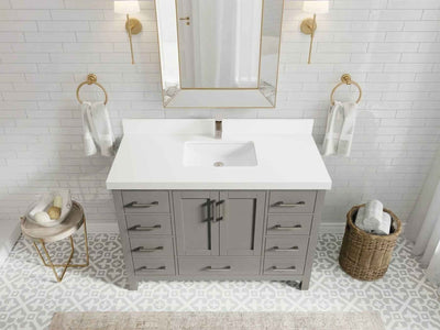 Malibu 48 in. W x 22 in. D Single Sink Bathroom Vanity - Willow Bath and Vanity
