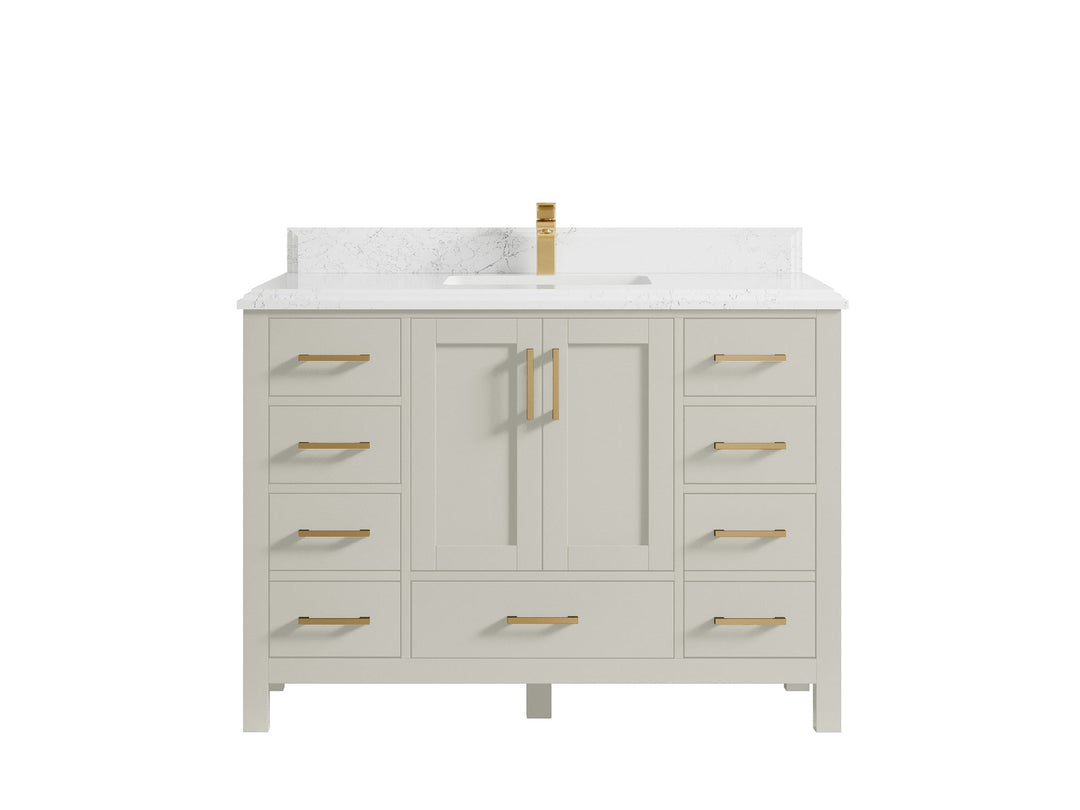 Malibu 48 in. W x 22 in. D Single Sink Bathroom Vanity - Willow Bath and Vanity