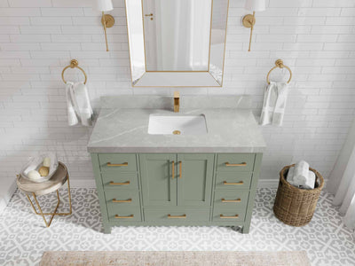Malibu 48 in. W x 22 in. D Single Sink Bathroom Vanity - Willow Bath and Vanity