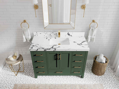 Malibu 48 in. W x 22 in. D Single Sink Bathroom Vanity - Willow Bath and Vanity