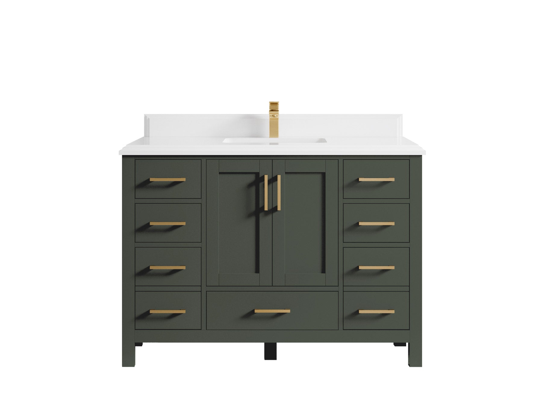 Malibu 48 in. W x 22 in. D Single Sink Bathroom Vanity - Willow Bath and Vanity