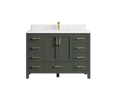 Malibu 48 in. W x 22 in. D Single Sink Bathroom Vanity - Willow Bath and Vanity