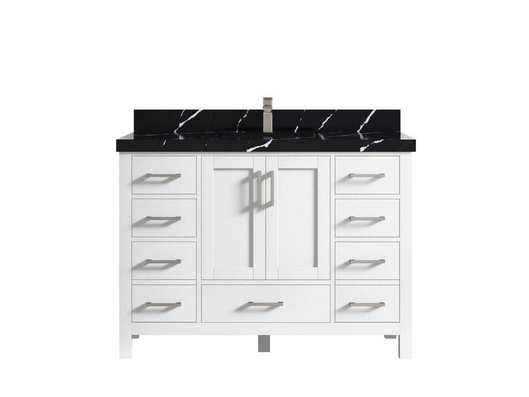 Malibu 48 in. W x 22 in. D Single Sink Bathroom Vanity - Willow Bath and Vanity