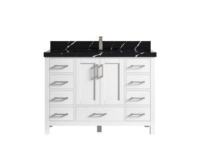 Malibu 48 in. W x 22 in. D Single Sink Bathroom Vanity - Willow Bath and Vanity