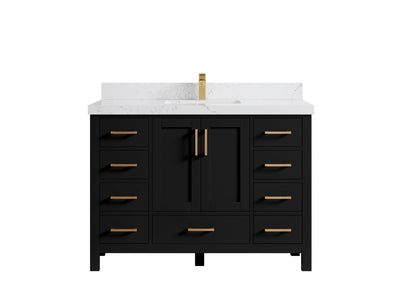 Malibu 48 in. W x 22 in. D Single Sink Bathroom Vanity - Willow Bath and Vanity