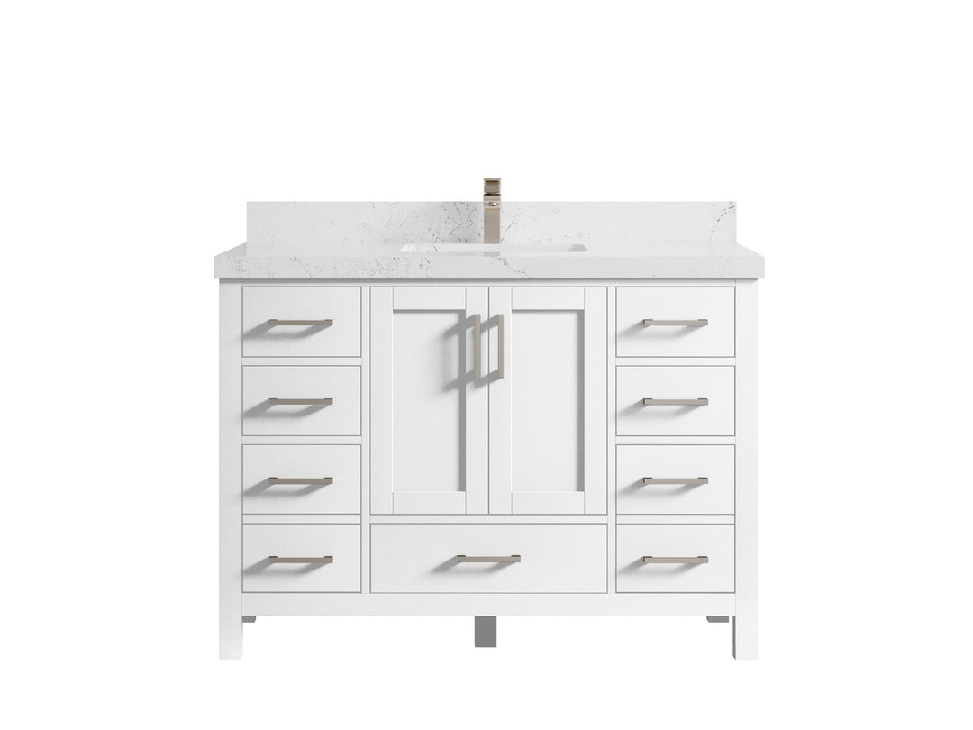 Malibu 48 in. W x 22 in. D Single Sink Bathroom Vanity - Willow Bath and Vanity