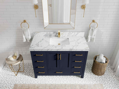 Malibu 48 in. W x 22 in. D Single Sink Bathroom Vanity - Willow Bath and Vanity