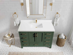 Malibu 48 in. W x 22 in. D Single Sink Bathroom Vanity - photo 40